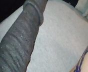My boyfriend massage my beautiful feet (footfetish) and touching my pussy from beautiful girl with glasses touching herself gives a blowjob and her tight