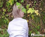 Sexy schoolgirl gets dicked in the woods from nila s