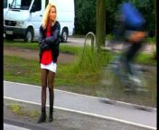 German street whore secretly filmed in Duisburg - 80s retro from college girl secretly filmed
