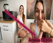 Neighbor Came to Tea and got Cum in her Mouth - Amelie Dubon from tea f ukuro nude