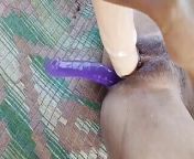 An Indian girl fucking very hard two sextoys in outdoor area, college girl playing her tight pussy using two big dildo'sforest from rajwap telugu forest sex