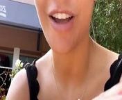 Frankie Bridge cleavage selfie from girl pooped letrine outdoor