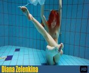 Diana Zelenkina glides through the water from diana hadad nude naked