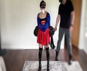 Super Heroine Captured Restrained Gagged and Groped Flogged Teased BDSM from odia heroine ria without dress