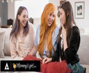 MOMMY'S GIRL - MILF Lauren Phillips Fingers Teens Lily Larimar & Her Bestie While Making A Puzzle from mating a girl