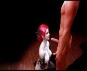 Red hair cheating wife and the solider - 3d hentai uncensored V444 from red hair 3d