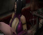 Mileena Gets Her Tits Fucked and Covered in Cum from mileena hentai