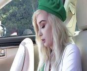 Dressed in Her Cute Little Slut Scout Outfit, Watch Her Pull Her Pink Panties to the Side from blonde teen little lexi fucked in filthy pov trio
