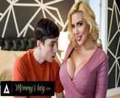 MOMMY'S BOY - HUGE Tits MILF Caitlin Bell Comforts Stepson With Her PUSSY When His Date Ditches Him from belle delphine after date