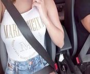 Blowjob in the car in front of the sea and that's how I paid for Uber from xxx american sea shore camera