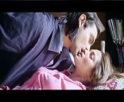 Bollywood actress – cleavage and kiss from bollywood actress deep lip kiss