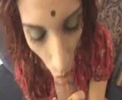 Cock Sucking Indian Babe Gets Her Pussy Fingered from indian beautiful babe gets her big boobs jizzed