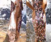 Deshi indian Gril Jungle River Bathing Nud from aunty bathing river