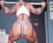 Female Bodybuilder Home Workout from fbb nude