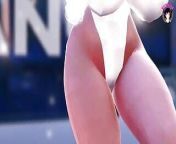 Sexy MILF With Huge Tits In Sexy Bunny Suit Dancing (3D HENTAI) from girl change pajami suit sexy com