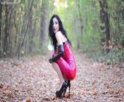 Marilyn Yusuf Part 76 - Wearing Red Latex Dress (Teaser) from daastu yusuf