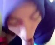 Indonesian Hijabi, Bj and Fuck from hijabi gf giving bj fucked