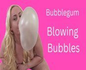 Bubble gum blowing bubbles hot blonde milf michellexm from princess bubblegum paheal