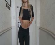 Witness the Fitness - Busty Blonde Yoga Pants from natasha anastasia leaked
