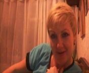 Hot 45 yo Russian mature Larisa play in skype from russian skype girl