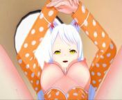Stand and Carry Black Hanekawa POV : Bakemonogatari Hentai Parody from 3d stand and carry sexy goblin girl
