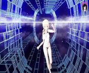 Genshin Impact - Lumine - Cute Dance In Sexy Black Panties + Sex Scenes (3D HENTAI) from genshin impact lumine mmd 18