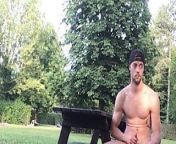 German boy naked public outdoor wank cum jerk off masturbation in front of people show off exhibit exhibition fkk from fkk gay boys