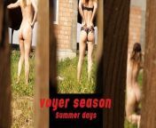 Summer is the voyeur season from asin hot sexy bikini look nude pose video