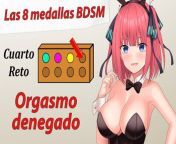 Spanish JOI Aventura Rol Hentai - Cuarta medalla BDSM from el brasileño transexual aventuras