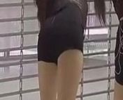 Twice Jeongyeon sexy ass from kpop fancam twice bra slip