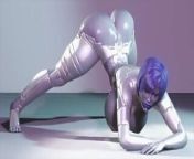 Sexy Jiggly Android Does the Jacko Pose from rule 34 androide