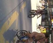 nude bike ride Toronto from girls beach nude bike ride