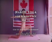 Day 14. Naked YOGA for perfect sex. Theory of Sex CLUB. from plank naked m