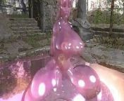 Goo Monster Girl Bounces Her Big Tits from sex with monster girl 3d