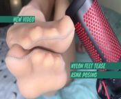 Nude nylon feet tease from orenda asmr nude teasing porn video leaked