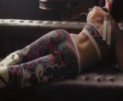 WWE - Bayley laying on a couch, zoom in on her amazing ass from wwe bayley