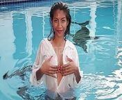 A Little Reveal in the Pool from toples asian teen