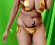 Sona bhabhi in gold bikini from sona mallu aunty h