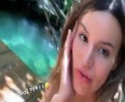 Madison Grace Reed sexy selfie at outdoor restaurant from reed sexy