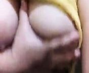Indian Desi girl big boobs nipples pressing for bf from big boobs pressing of bf