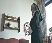 Busty Nun Takes a Big Cock from thake