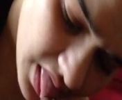 Mouth from indian wife handjob