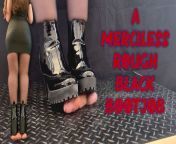 Your Boss Gives You a Merciless Rough Bootjob Treatment - with TamyStarly - CBT, Ballbusting from neck break trample femdom stomp