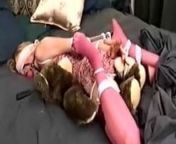 young sadi hogtied to teddybear gagged blindfolded vibed from gagged blindfolded