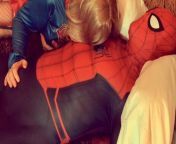 Supergirl FUCKS Spiderman from fake supergirl girls