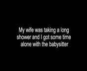 Fucking the babysitter while wife is in the shower from baby ferliosa luluran indonesia