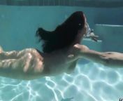 Brunette MILF Sofie Marie Dives In Pool To Play With Dildos from www aunty xxx video com