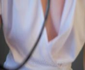 NURSES UNIFORM IS WIDE OPEN GIVING A GOOD DOWNBLOUSE | ENF from saree downblouse videos