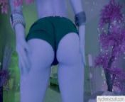 Cherrycrush - Avatar Cosplay - Oiled ass - butt plug and fuck machine - Halloween 2020 from rus sevgili genc anal