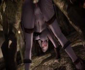 Andara Visits Dungeon And Gives In To Her Secret Desires - Video Game Monster Porn from www hentai porno